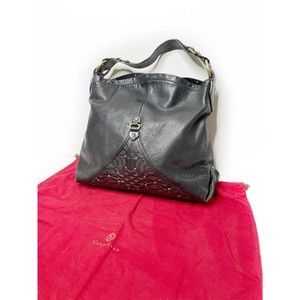 Cole Haan Black Gold stud Leather Bag